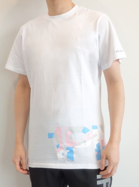 カモ柄ロゴ半袖Tシャツ / ust-22017