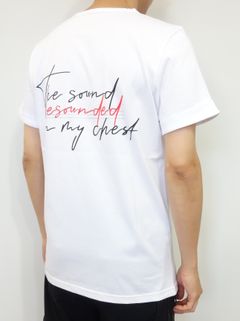 MESSAGE CHEST ROLL UP JERSEY TEE / RC20-T-003 / バックプリントTシャツ