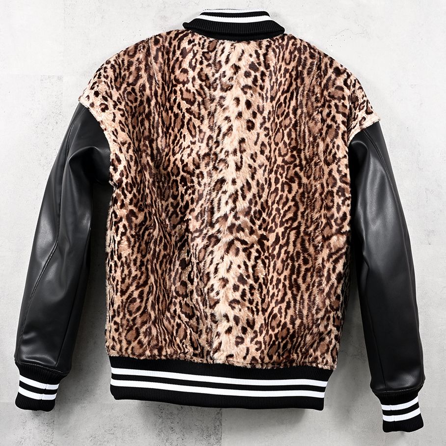 VARSITY JACKET / RC41-JK-008 / スタジャン / レオパード (10月下旬入荷予定)
