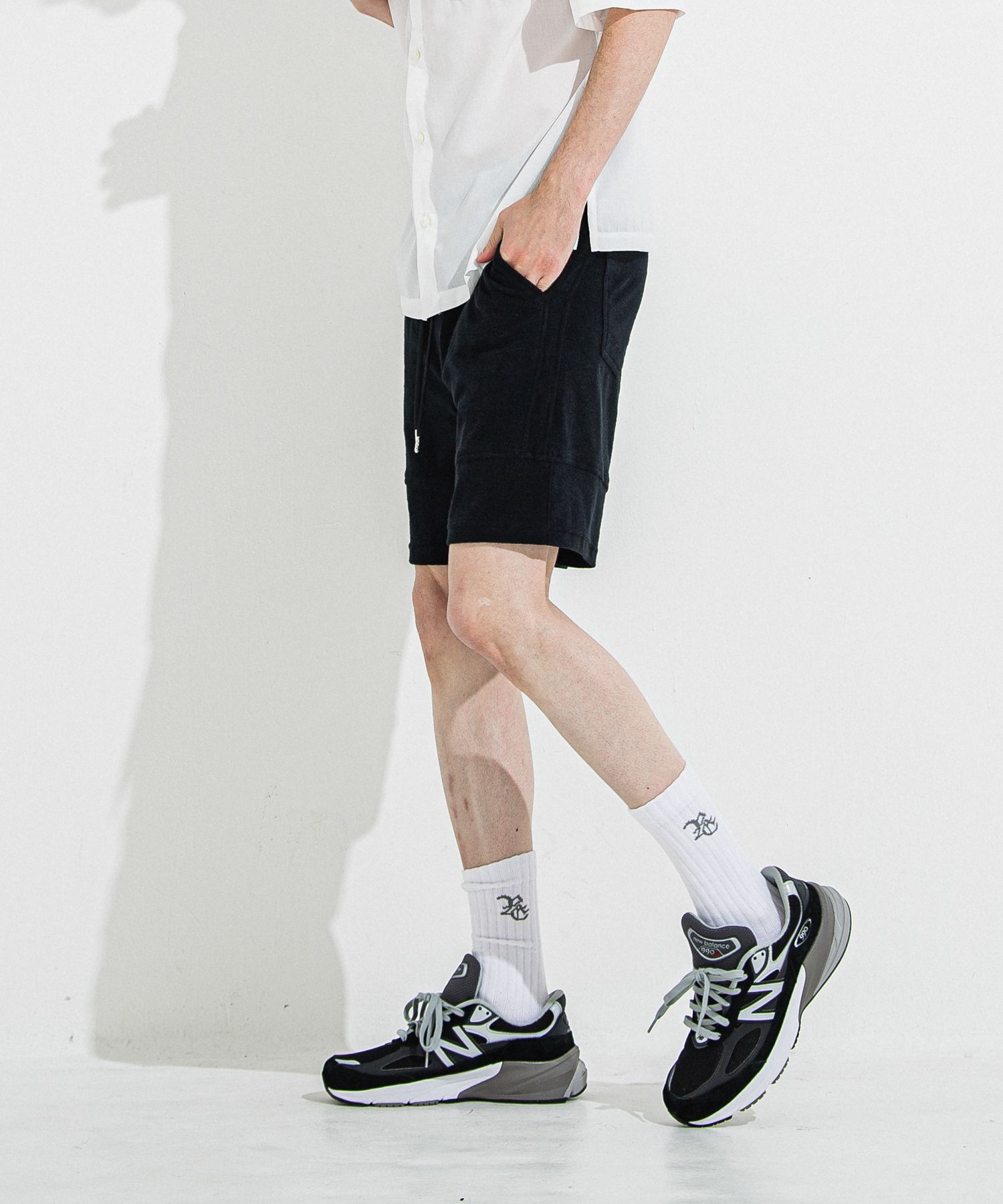 TYLER PILE SHORTS / RC36-HP-001 / パイルラインショーツ / ブラック