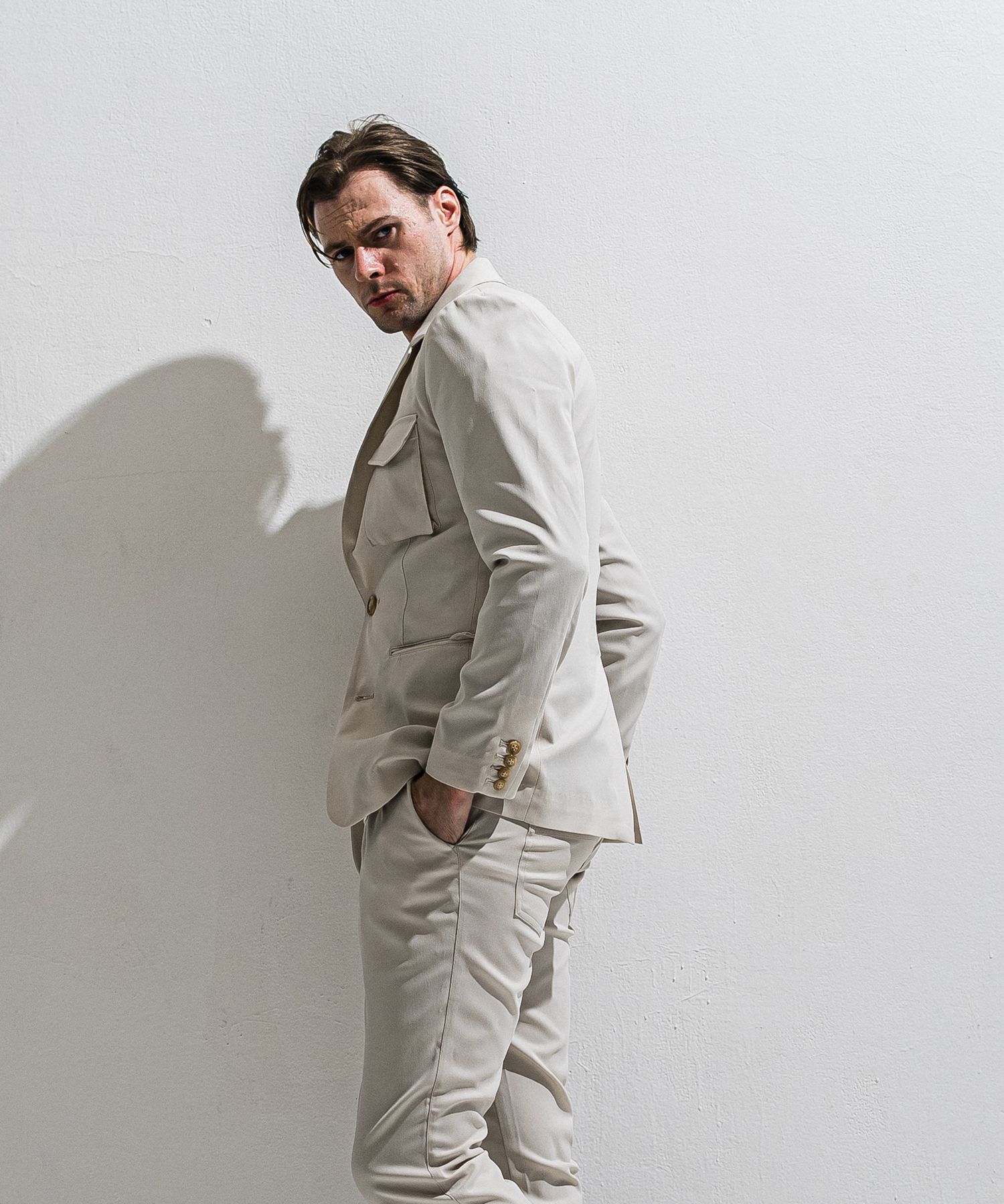 PS-65 JACKET / DP1-JK-002 / ミリタリーテーラードジャケット / ベージュ (2月中旬入荷予定)