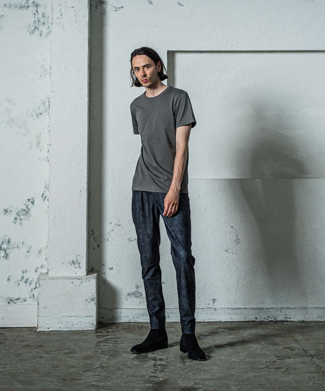 SIDE RC BASIC TEE / RC35-T-004 / サイドロゴジャストTシャツ / グレー