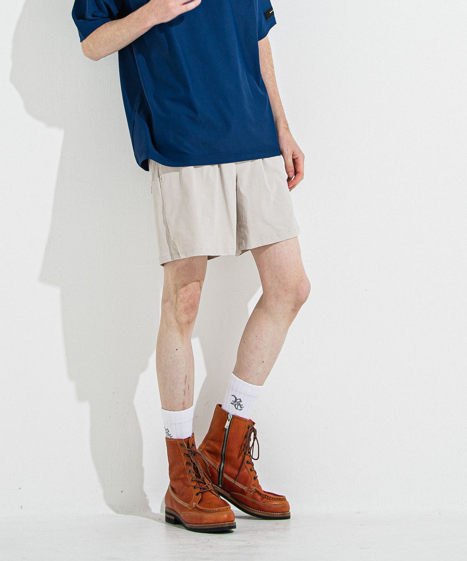 TV NYLON SHORTS / RC36-HP-004 / リラックスナイロンショーツ / グレージュ