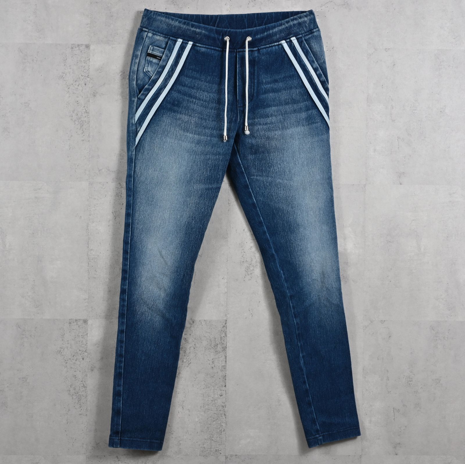 EX DENIM JERSEY EDGE PT / RC39-ST-014D / デニムジャージラインパンツ / ダークインディゴ (2月上旬入荷予定)