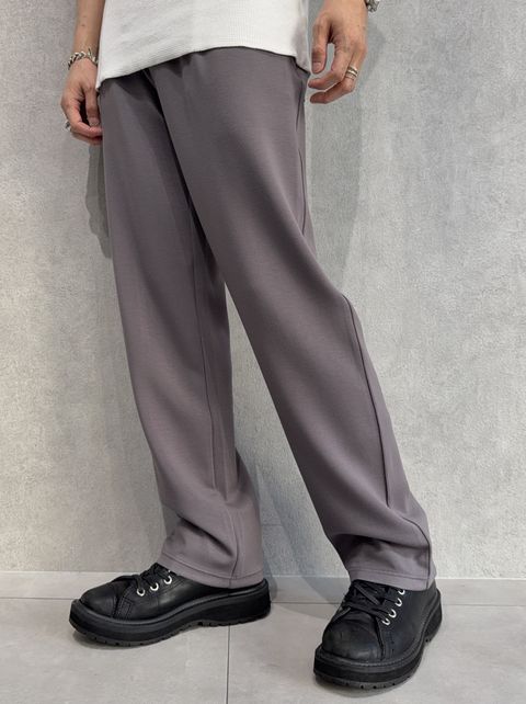 SEMI WIDE TUCK PANTS / RC40-ST-016WT / セミワイドタックパンツ / ダンボールチャコール