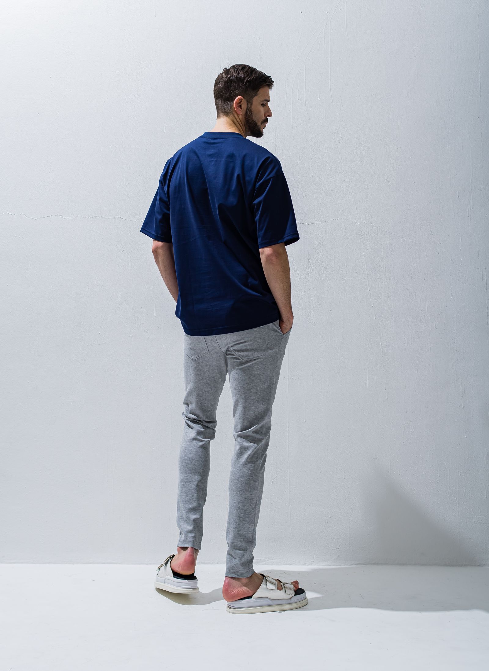 SIDE POCKET OVER TEE / RC28-T-005 / サイドポケットビッグTシャツ / ネイビー