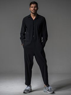 RAGE NYLON ALL IN ONE / DP1-TN-002 / 長袖シャツオールインワン / ブラック (3月中旬入荷予定)