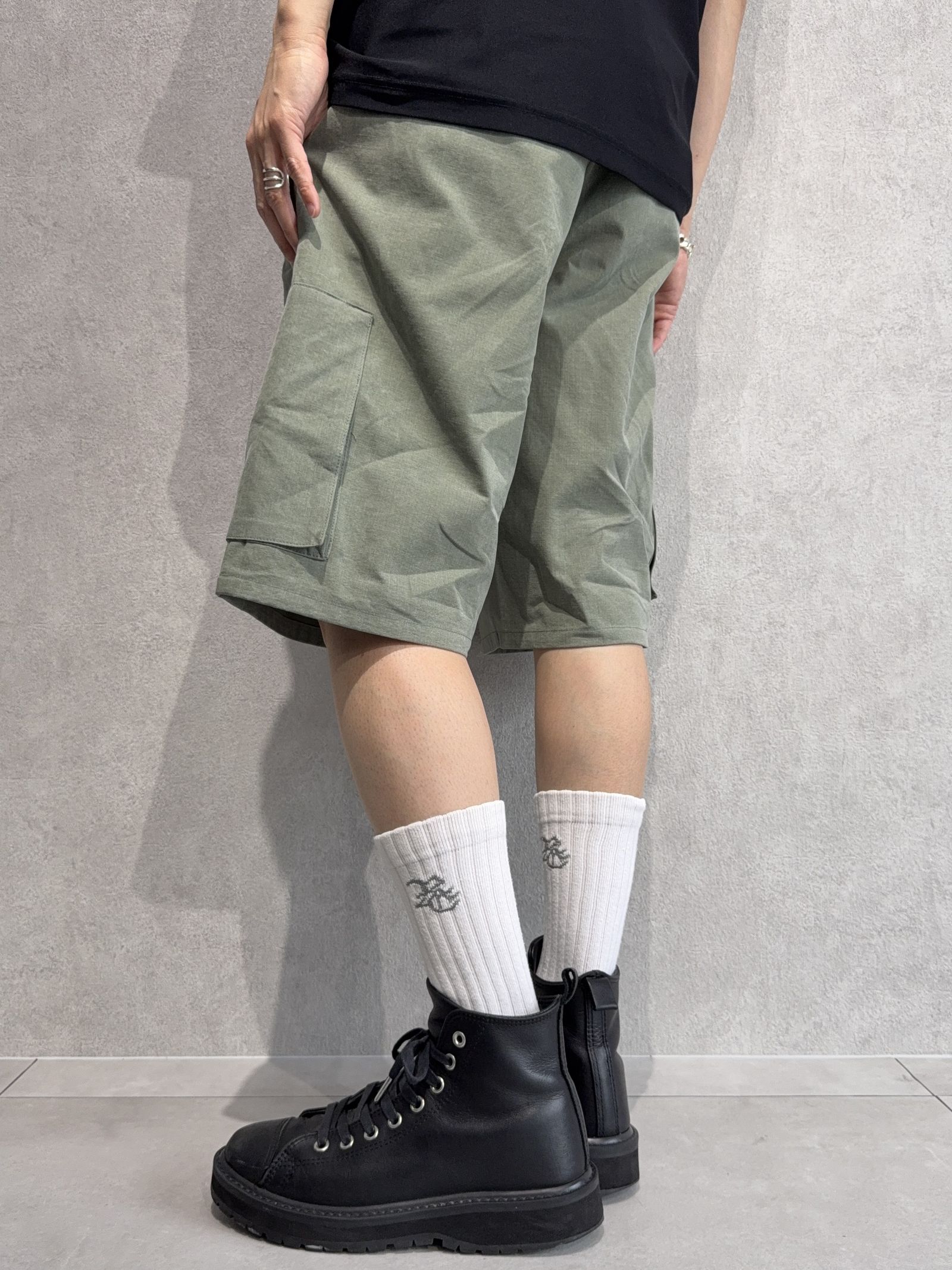 DAVID CARGO HALF PANTS / RC36-HP-007 / ミリタリーカーゴハーフパンツ / ヴィンテージカーキ