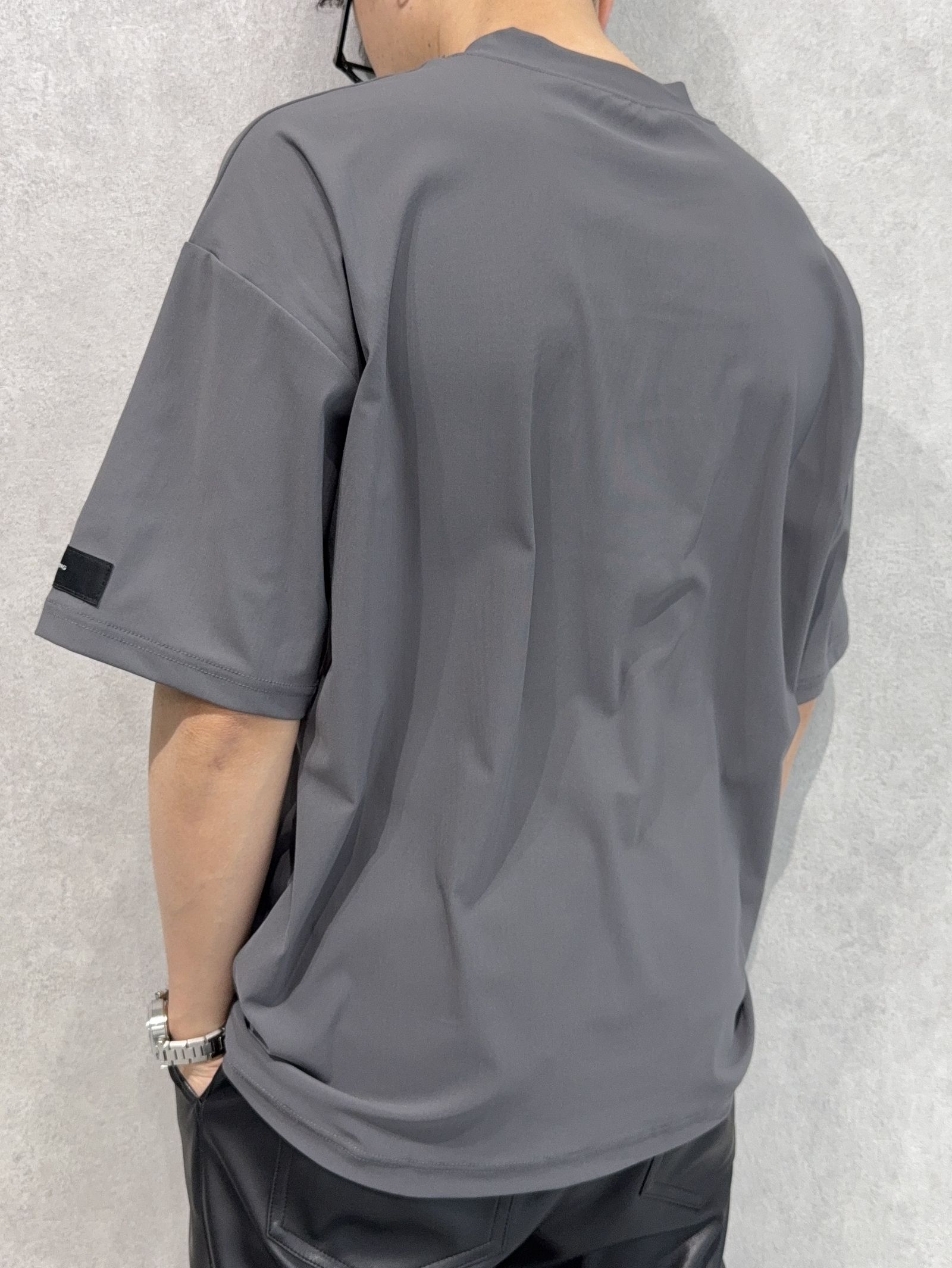 SIDE RC OVER TEE / RC39-T-004 / サイドロゴナイロンビッグTシャツ / グレー
