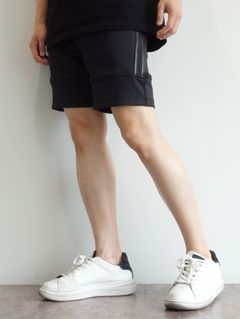 TYLER LINE SHORTS / RC28-HP-001 / 斜めラインハーフパンツ / ブラック