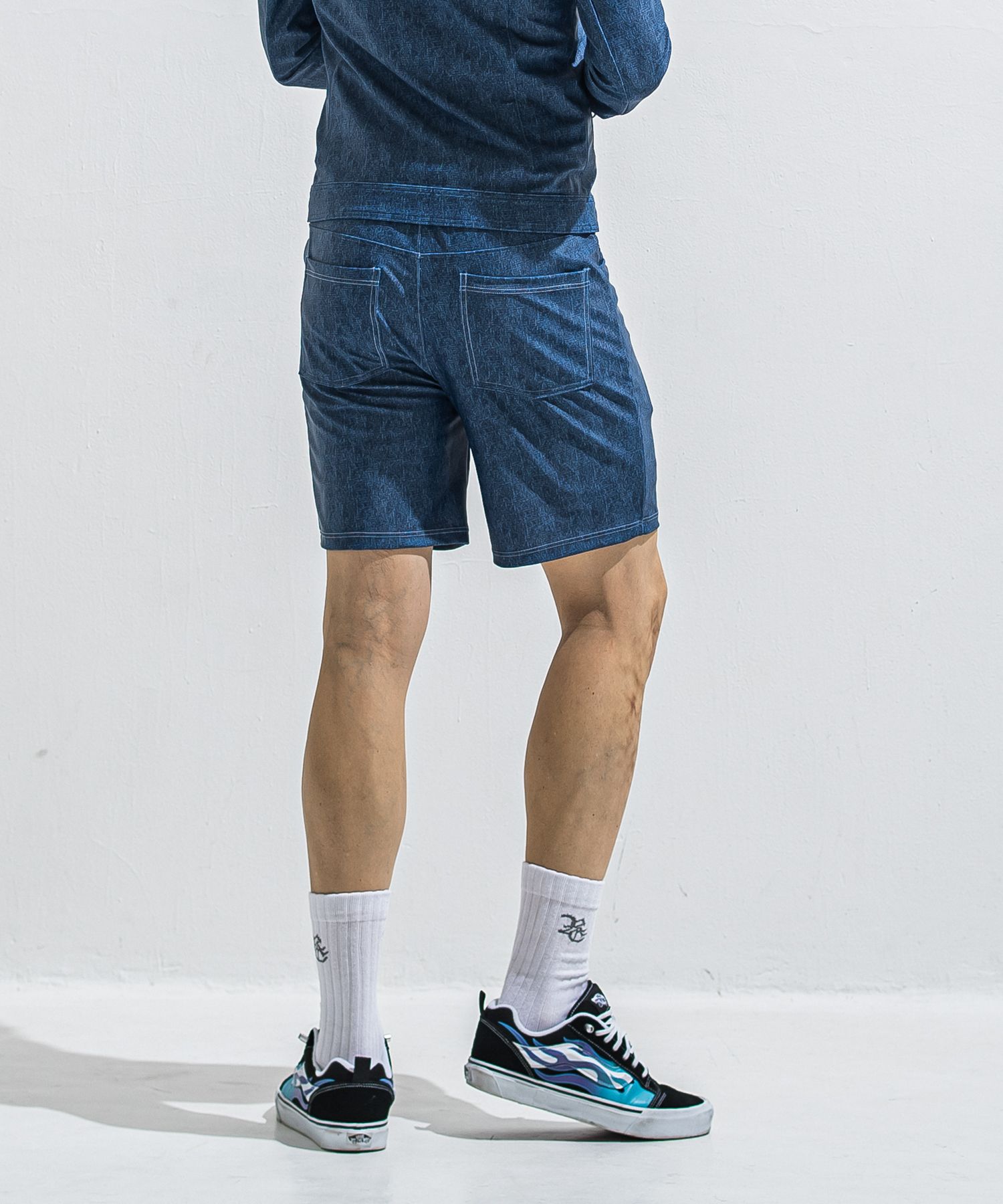 RUSH SHORTS / RC40-HP-003 / ラッシュガードデニムショーツ / ダークインディゴ (5月下旬入荷予定)