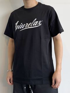 フローイングロゴ半袖Tシャツ / ust-24004 / ブラック