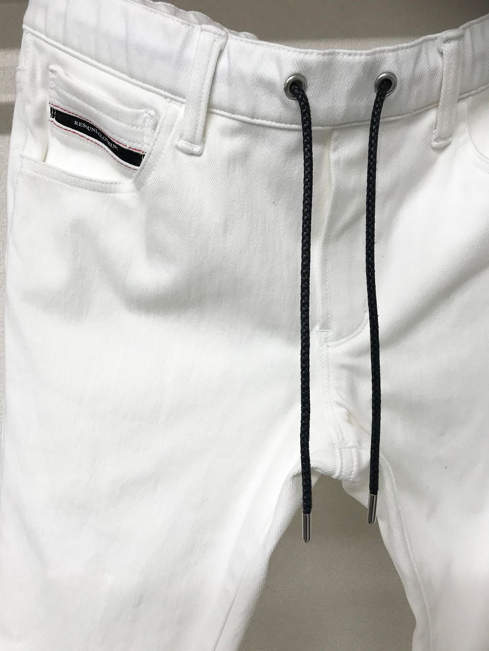 BLIND JERSEANS / BASIC-ST-019 / デニムジャージスキニーパンツ / ホワイト