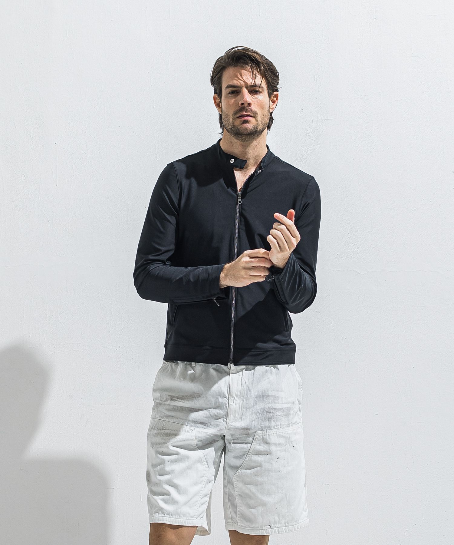 RUSH SB RIDERS / RC40-JK-001 / ラッシュガードシングルライダース / ブラック (5月下旬入荷予定)