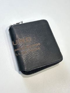 vermilion×RESOUND ROUND ZIP MINI WALLET / RCV-W-001 / 二つ折り財布 / ブラック