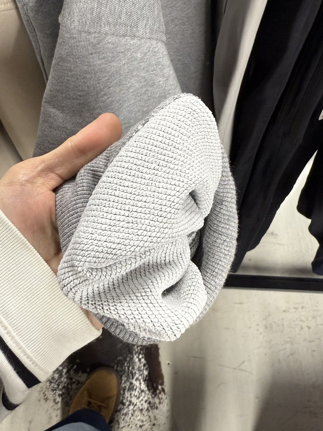 HF URAKE COLLEGE DROP TRAINER / RC39-C-002 / 高機能スウェットトレーナー / グレー (1月中旬入荷予定)