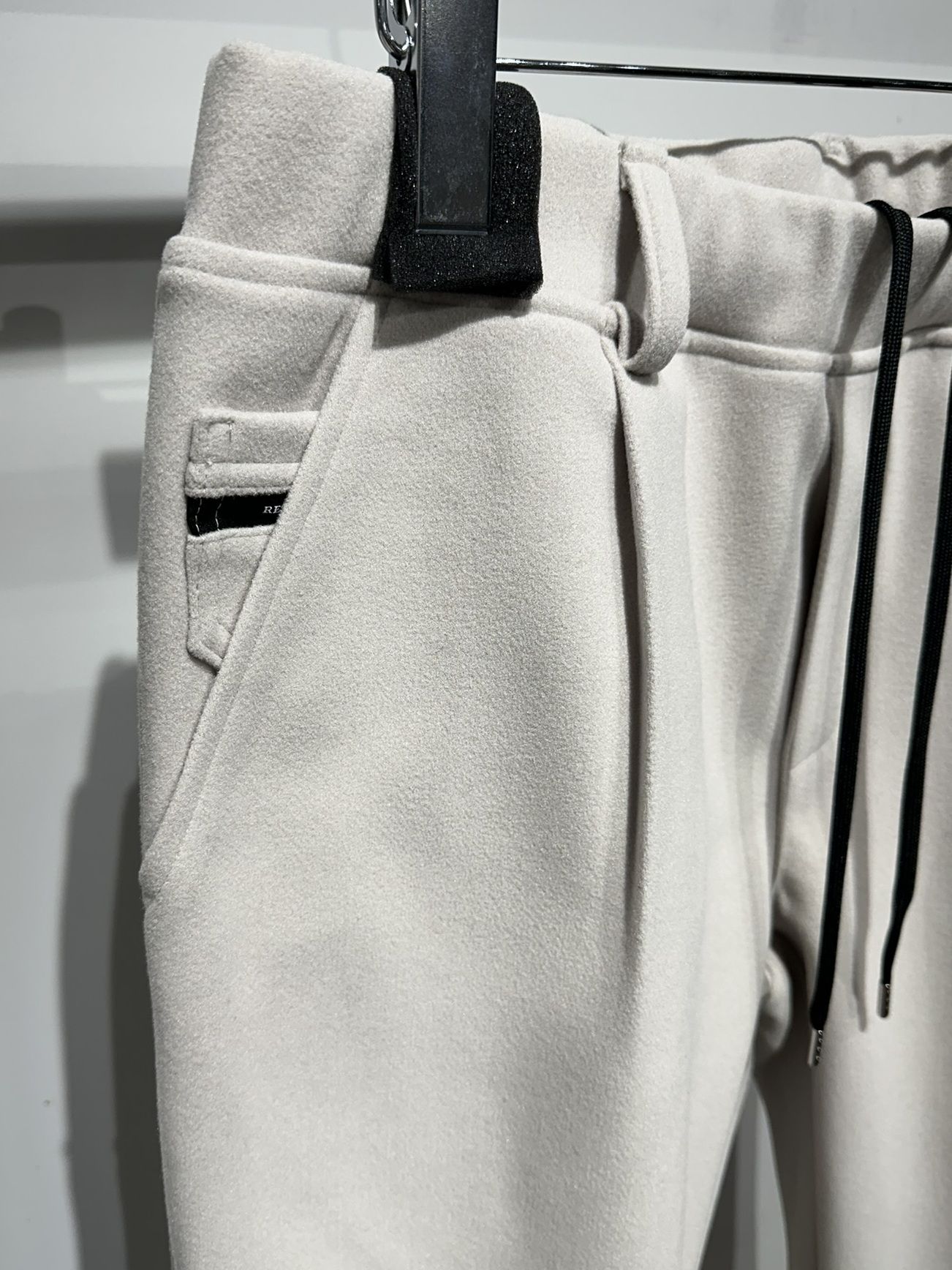 MELTON WIDE TUCK PANTS / RC34-ST-016WT / メルトンワイドタックパンツ / グレージュ