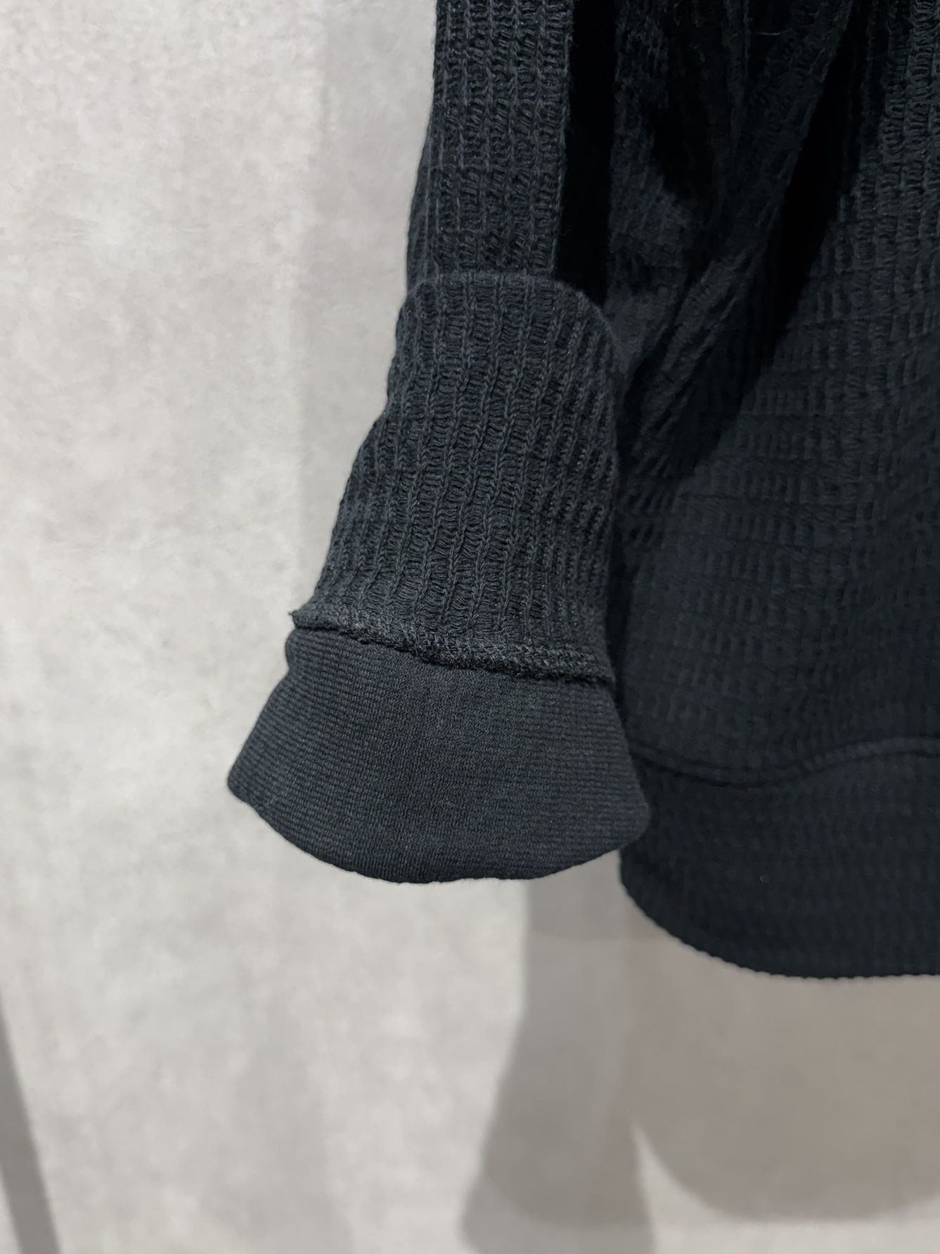 KNT LOOSE TRAINER / RC41-C-002 / コットンニットトレーナー / ブラック