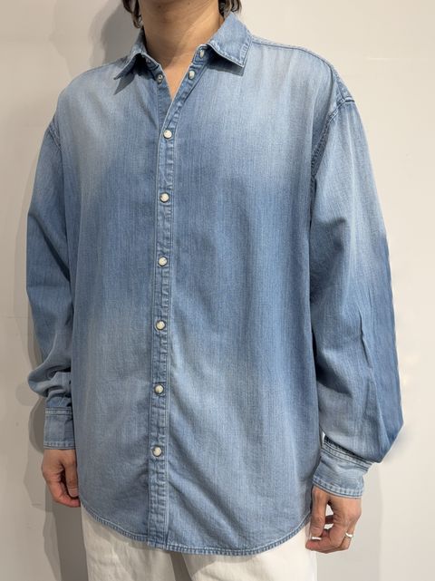 DENIM JACK SHIRTS / RC35-SH-001D / オーバーデニムシャツ / インディゴユーズド