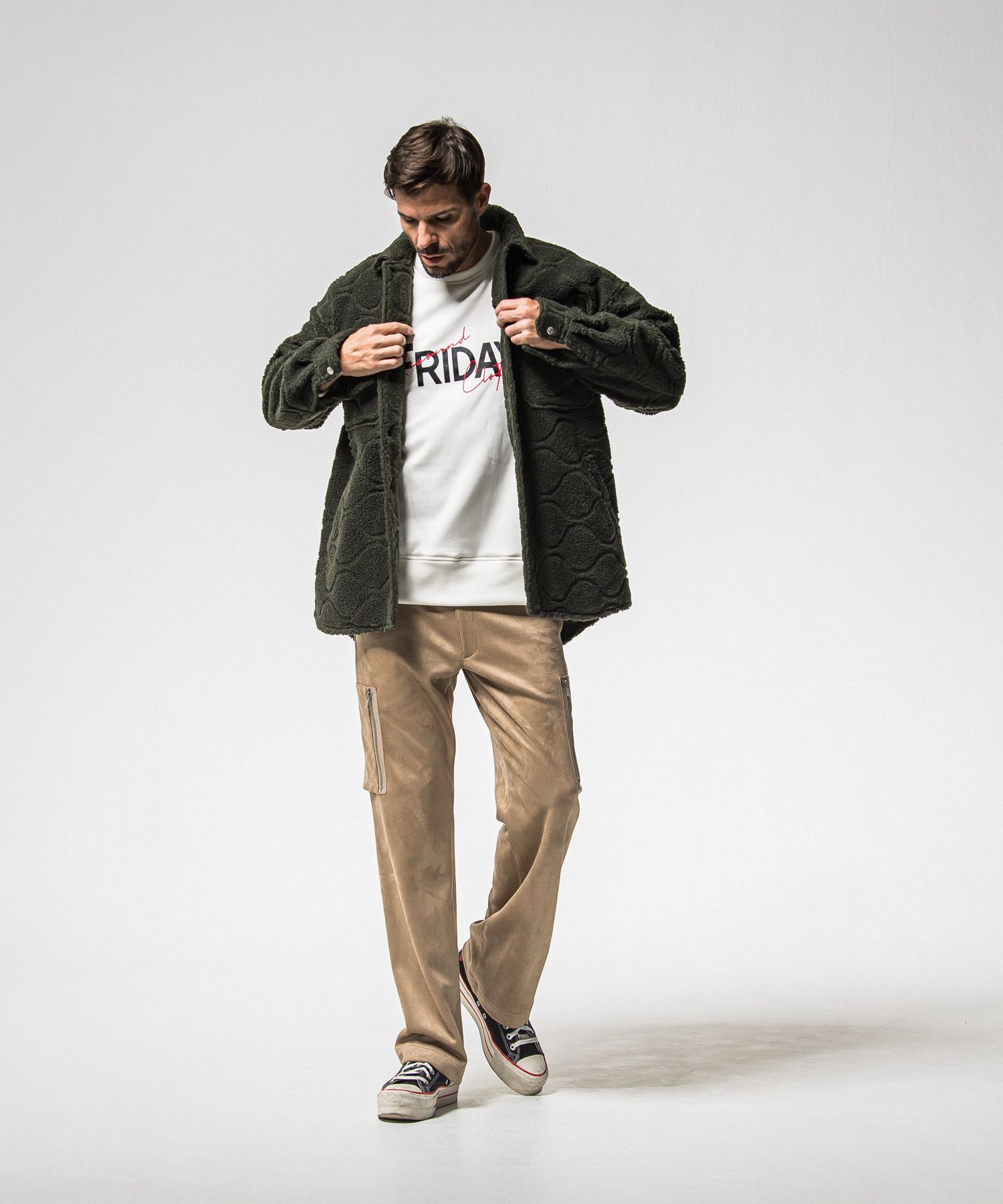 CPO BOA SHIRTS JK / RC38-JK-006 / ボアCPOシャツジャケット / カーキ (11月上旬入荷予定)