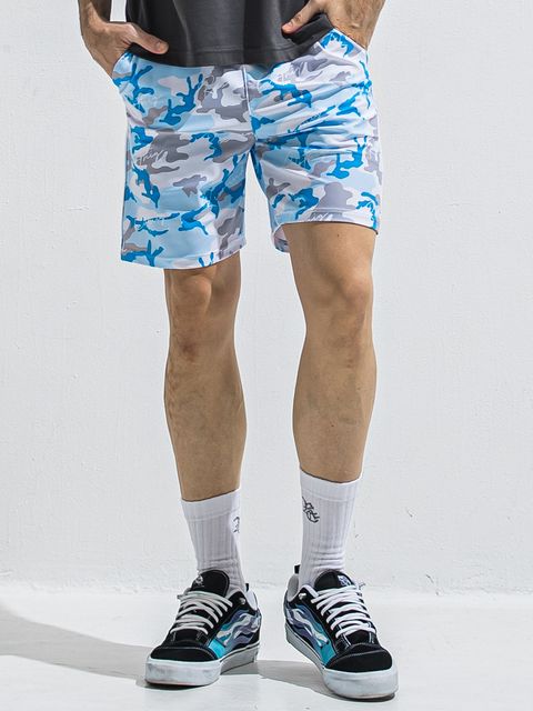 RUSH SHORTS / RC40-HP-002 / ラッシュガードショーツ / カモフラサックス (5月下旬入荷予定)