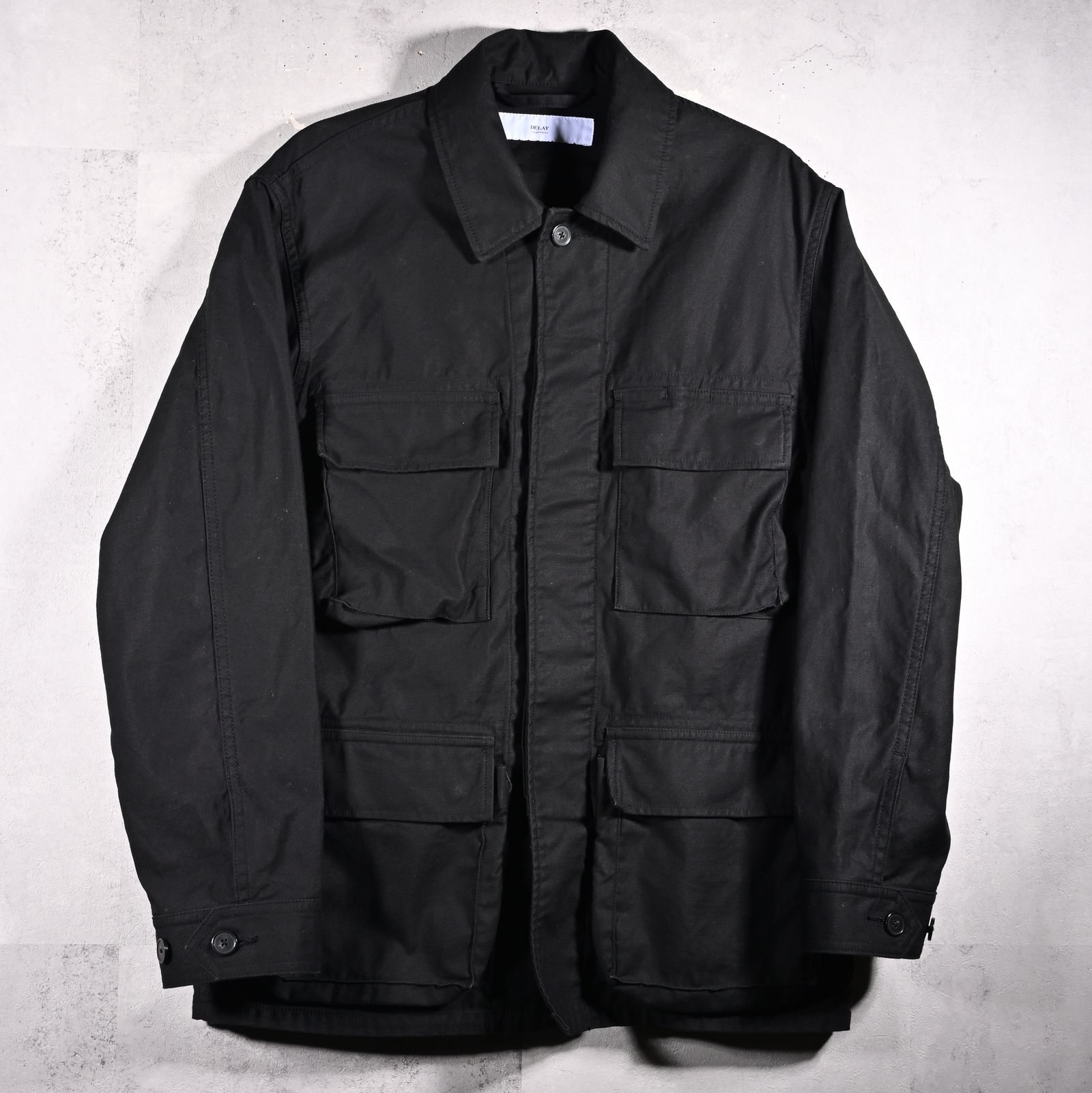 BDU PB JK / DP1-JK-003 / BDUミリタリージャケット / ブラック (2月中旬入荷予定)