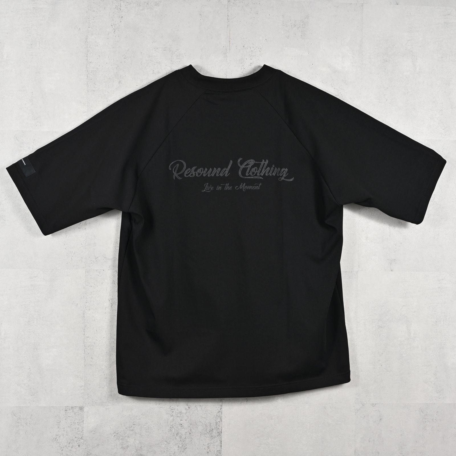 BACK RC RAGLAN OVER TEE / RC39-T-001 / バックロゴラグランビッグTシャツ / ブラック (4月上旬入荷予定)