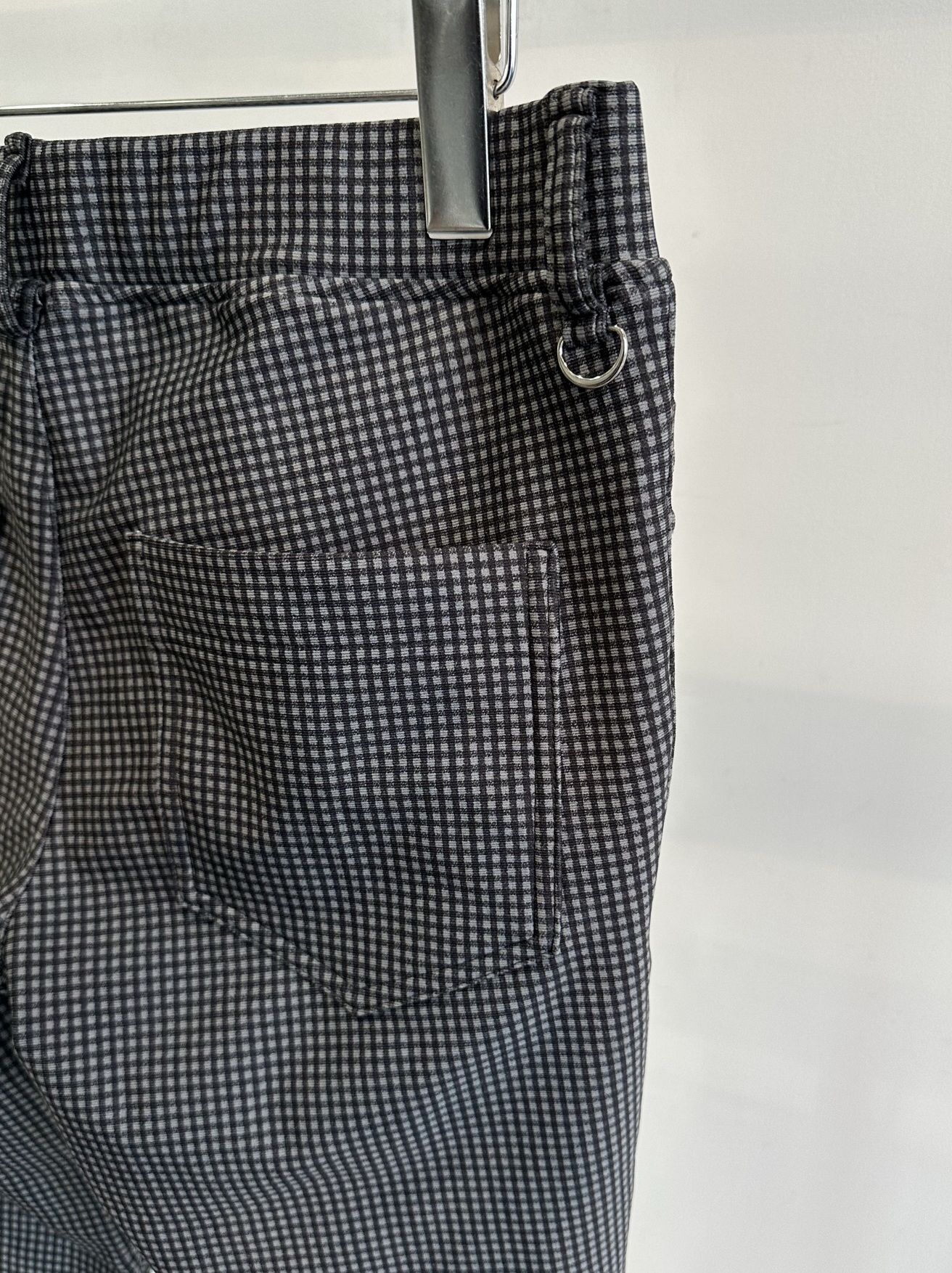 CHRIS EASY HEAT PANTS / RC30-ST-016H / 裏起毛イージーパンツ / 千鳥柄チャコール