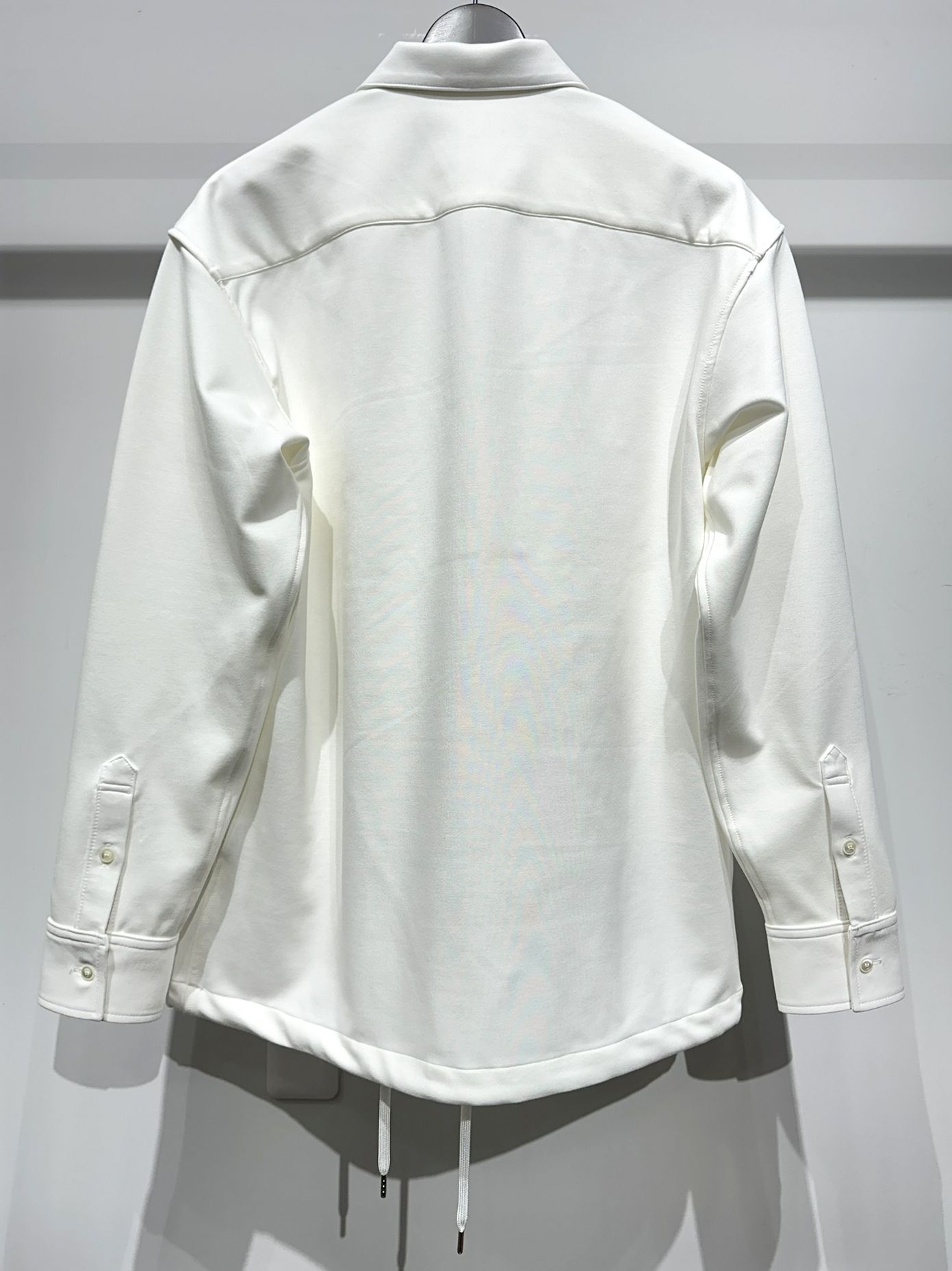 PULLOVER JERSEY SHIRT / RC34-SH-002 / 裏起毛ハーフジップシャツ / ホワイト