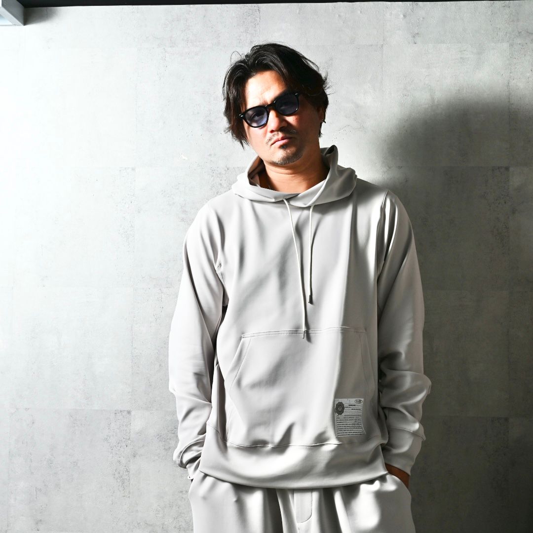 WILL PULLOVER HOODIE / DP1-C-001 / ウィルプリントプルオーバーパーカー / グレージュ (2月上旬入荷予定)