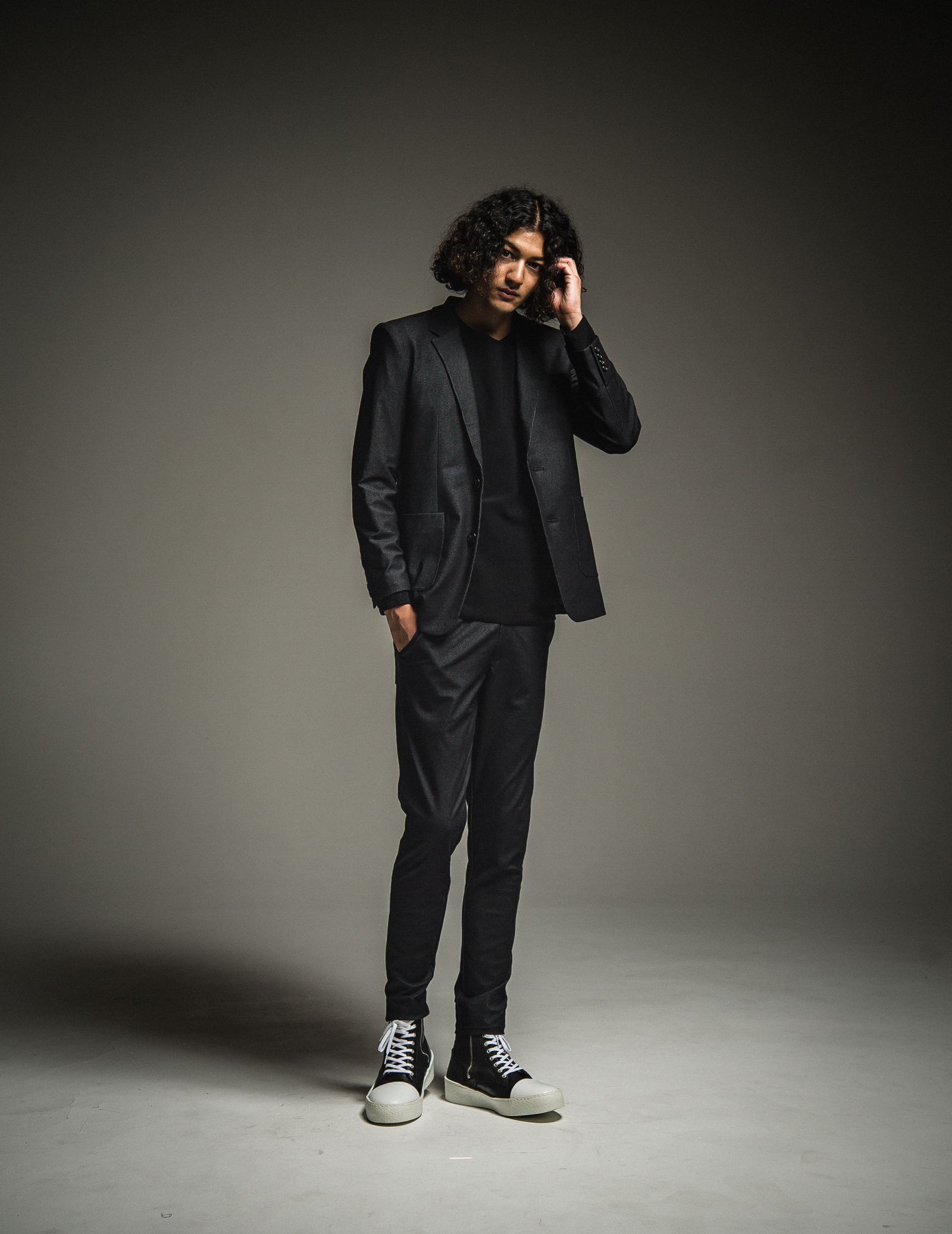 CHRIS EASY PANTS / RC23-ST-016 / デニム調イージーパンツ