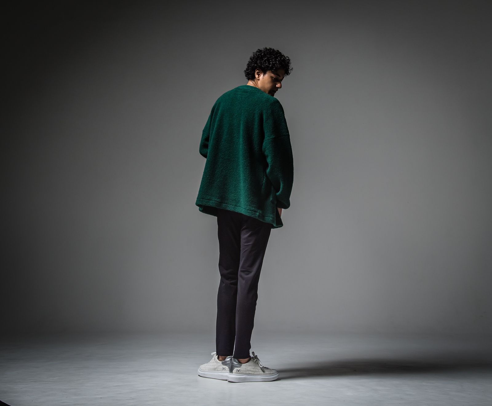 CHRIS EASY HEAT PANTS / RC30-ST-016H / 裏起毛イージーパンツ / ブラック