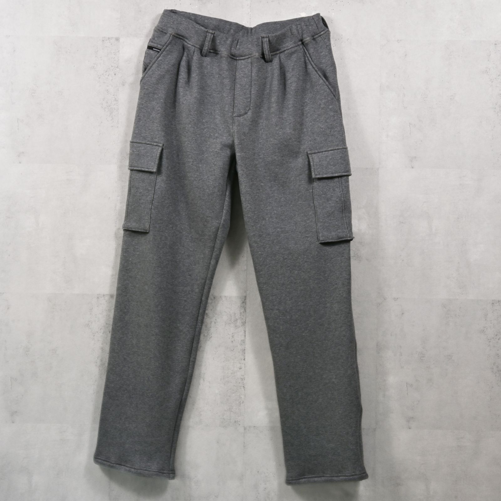 VELOURS FLEECE HEAD CARGO / RC42-ST-043 / 裏起毛セミワイドカーゴタックパンツ / チャコール (11月中旬入荷予定)