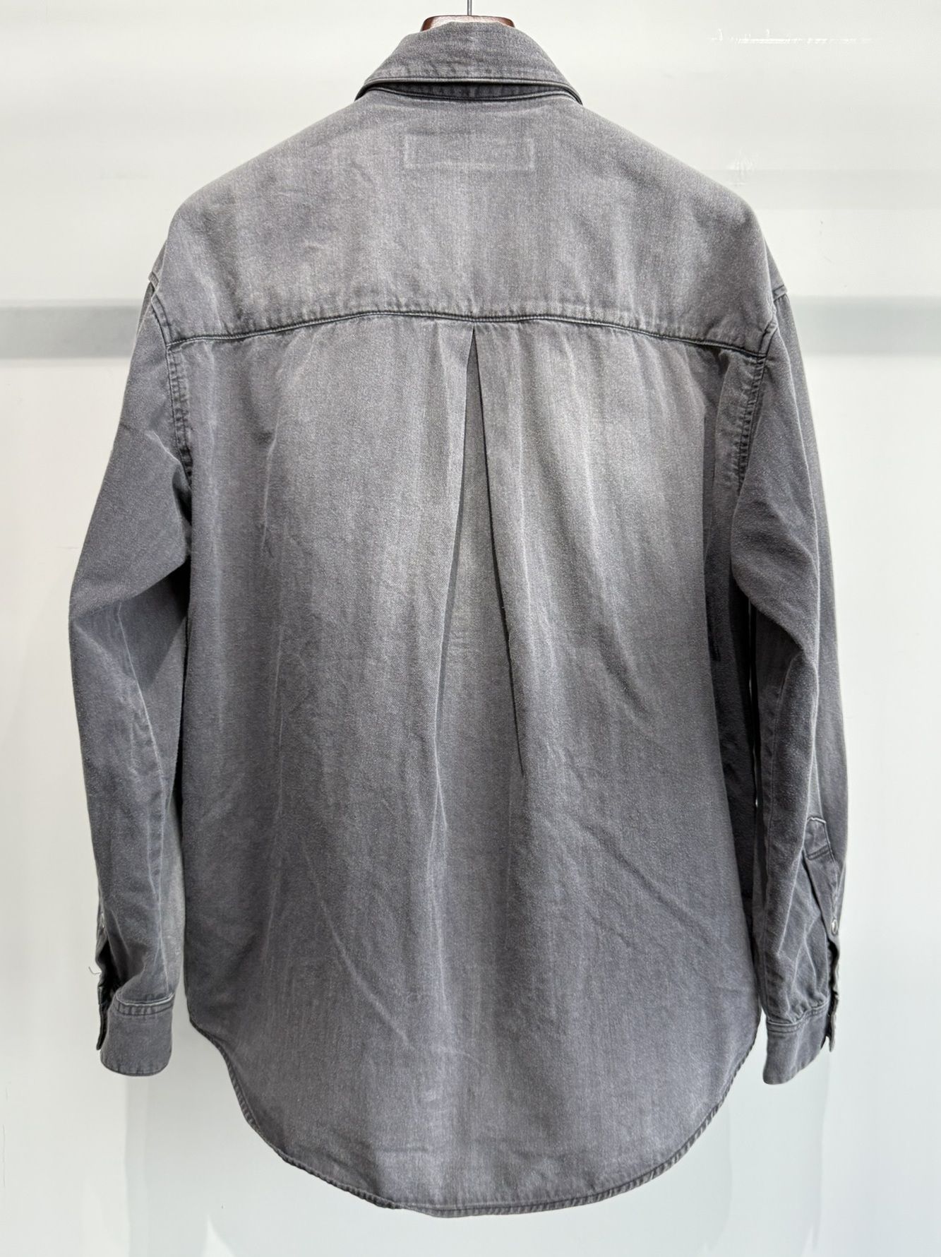 DENIM JACK SHIRTS / RC35-SH-001D / オーバーデニムシャツ / ブラックユーズド