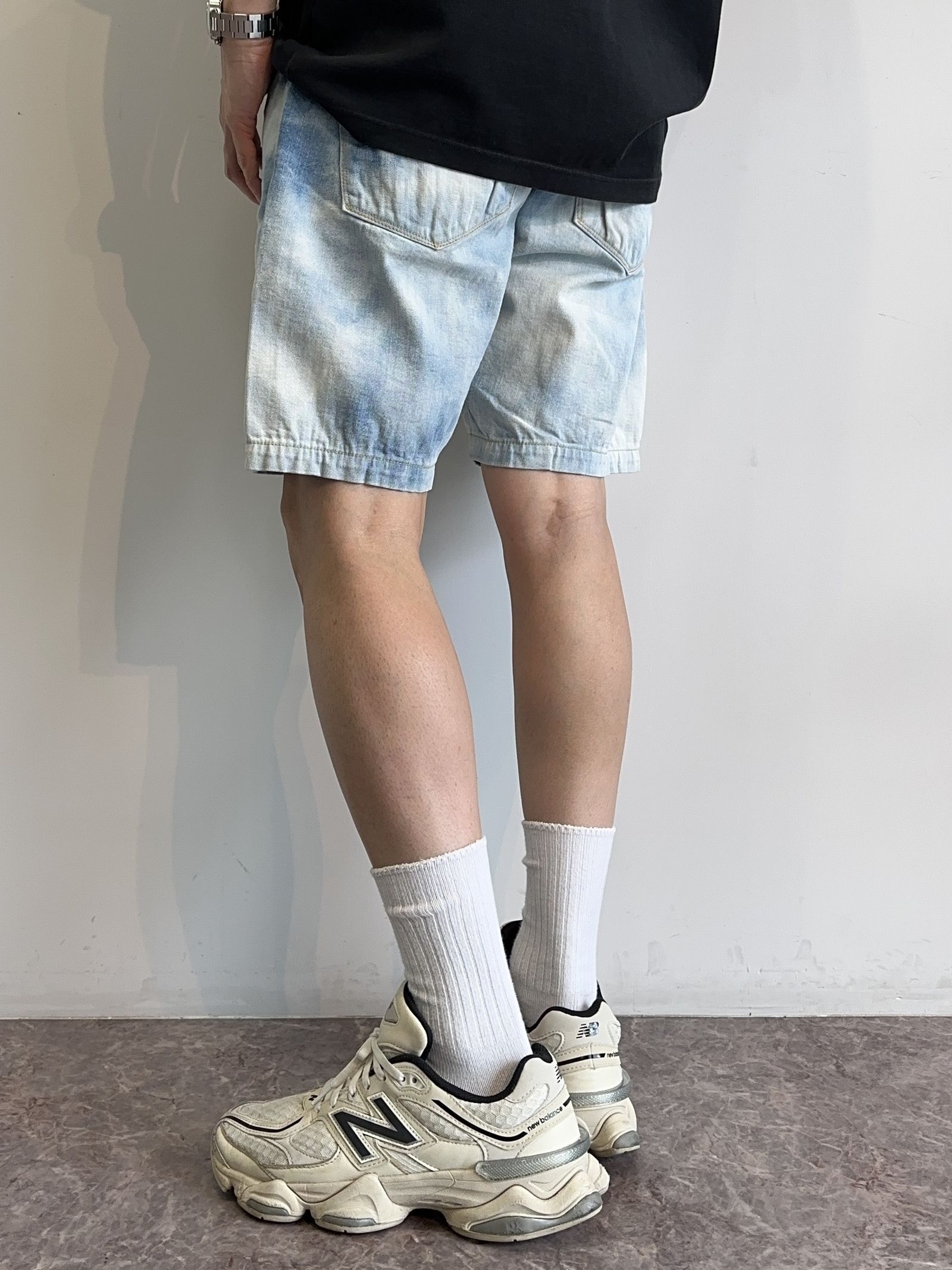 DENIM SHORTS / RC8-HP-013 / ストレッチデニムショーツ / インディゴB