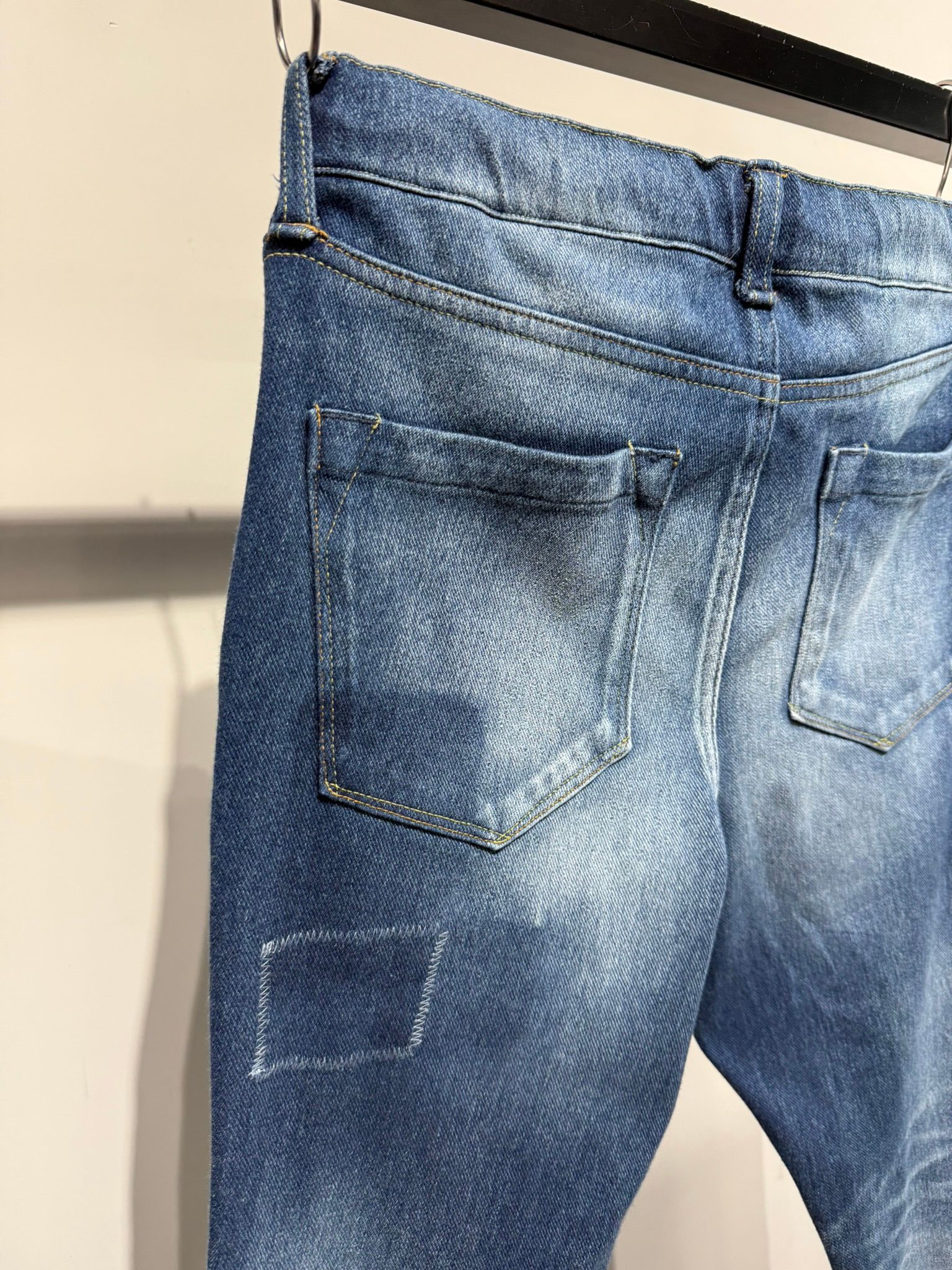 MICK DENIM JERSEY / RC35-ST-020 / デニムジャージテーパードパンツ / インディゴリメイク