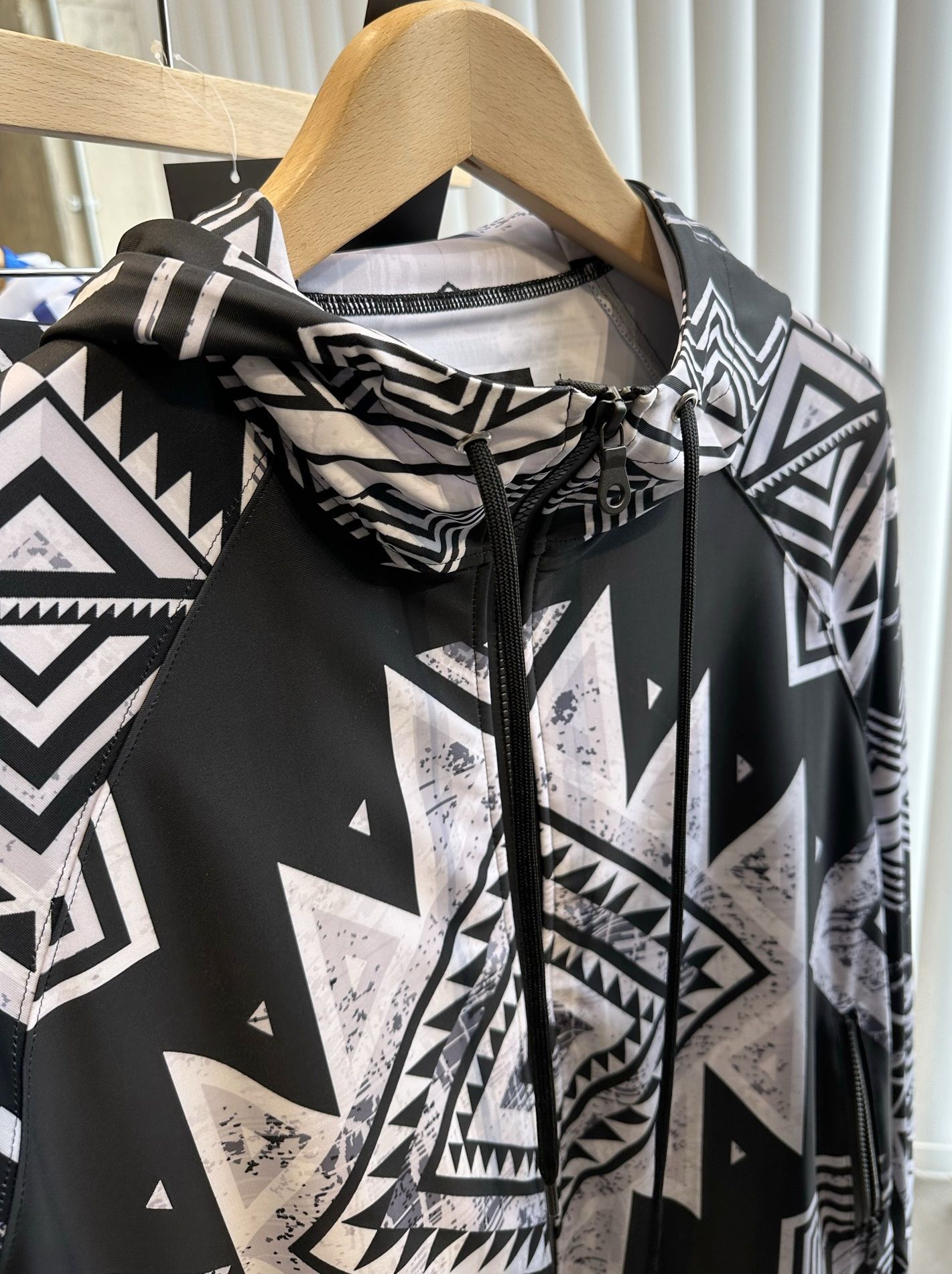 RUSH ZIP HOODIE / OR2-C-002 / ラッシュガードジップパーカー / ネイティヴブラック (6月中旬入荷予定)