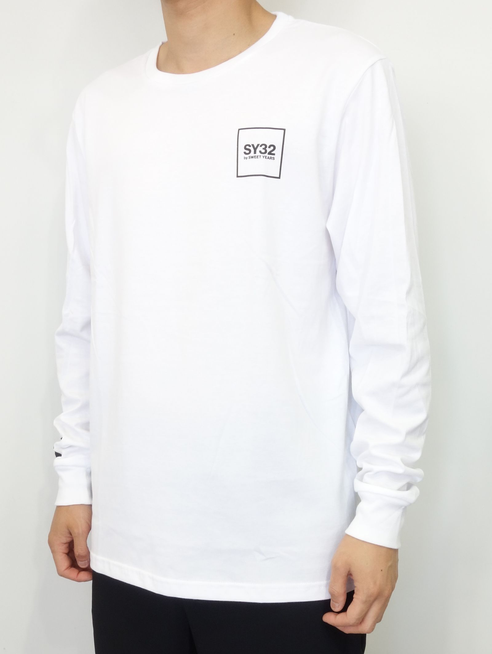 SY32 by SWEET YEARS - MULTI LOGO L/S TEE / TNS1738J ...