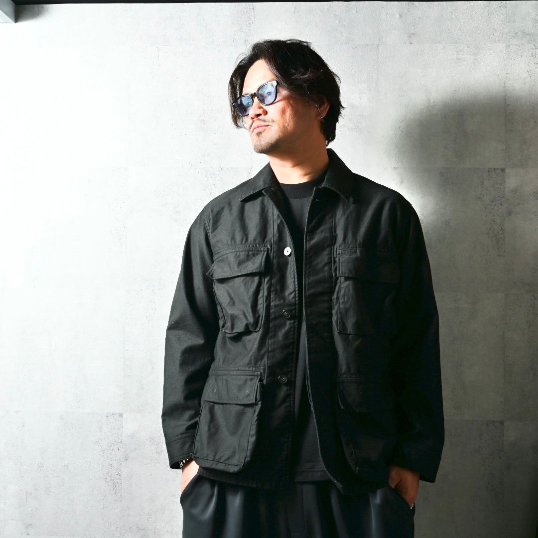 BDU PB JK / DP1-JK-003 / BDUミリタリージャケット / ブラック (2月中旬入荷予定)