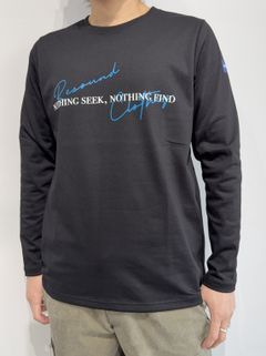 NSNF LONGSLEEVE TEE / RC35-T-009 / メッセージロゴ長袖Tシャツ / ブラック