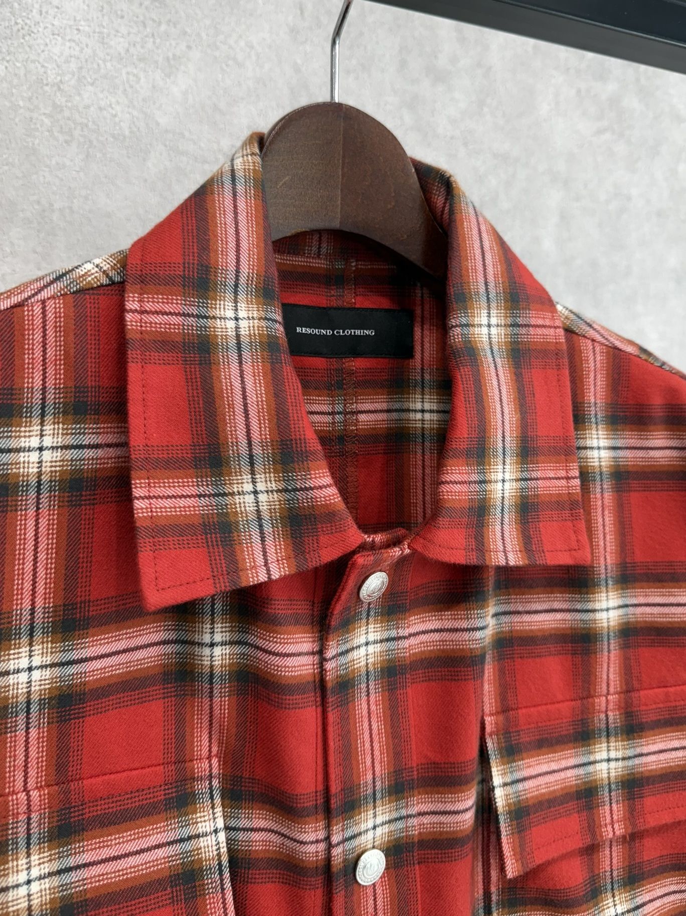 CHECK SHIRT JACKET / RC41-SH-003 / チェックシャツジャケット / レッド