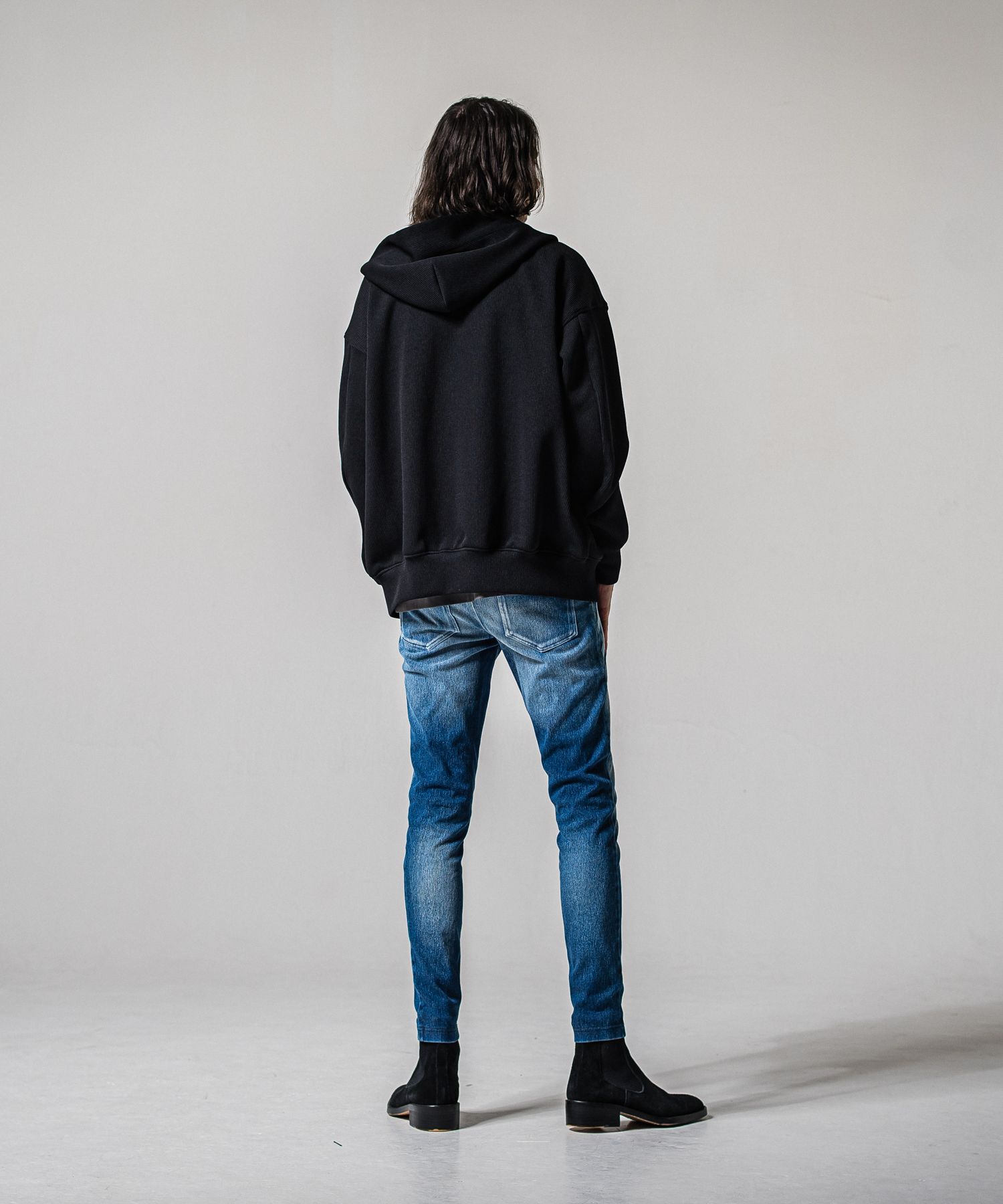 EX DENIM JERSEY EDGE PT / RC39-ST-014D / デニムジャージラインパンツ / ダークインディゴ (2月上旬入荷予定)