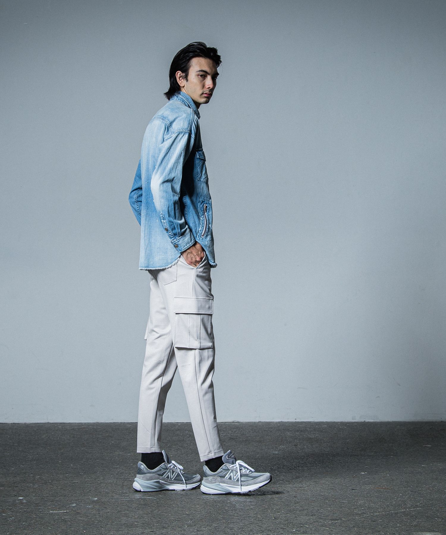 OVER DENIM SHIRTS / RC33-SH-002 / オーバーデニムシャツ / ライトインディゴ