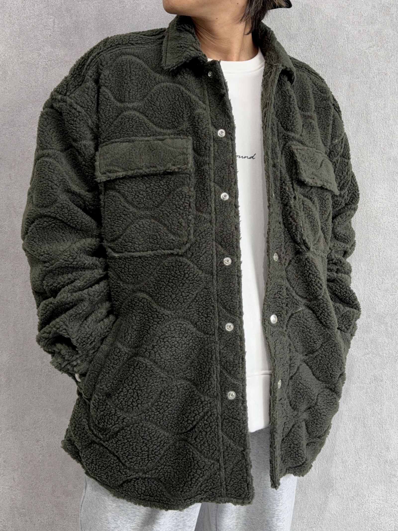 CPO BOA SHIRTS JK / RC38-JK-006 / ボアCPOシャツジャケット / カーキ