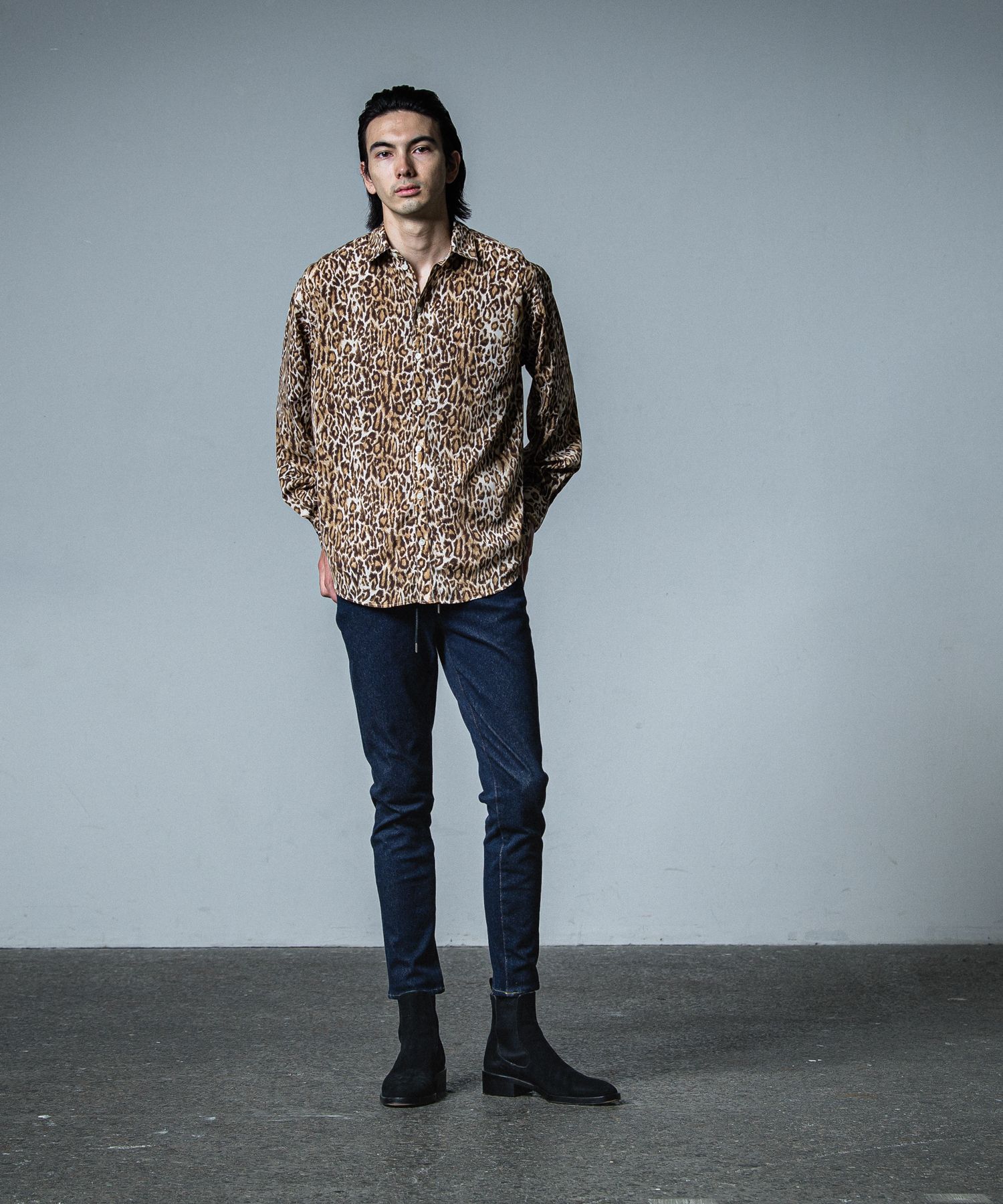 MICK DENIM JERSEY / BASIC-ST-020 / デニムジャージテーパードパンツ / インディゴワンウォッシュ