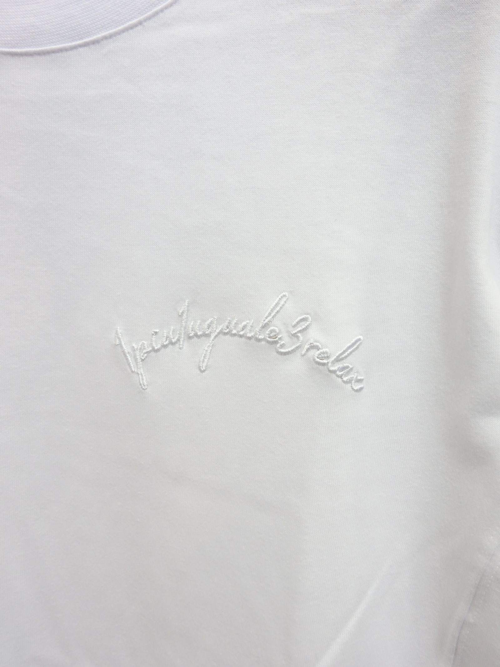 グラデーションプリント長袖Tシャツ / ust-22052 / ホワイト