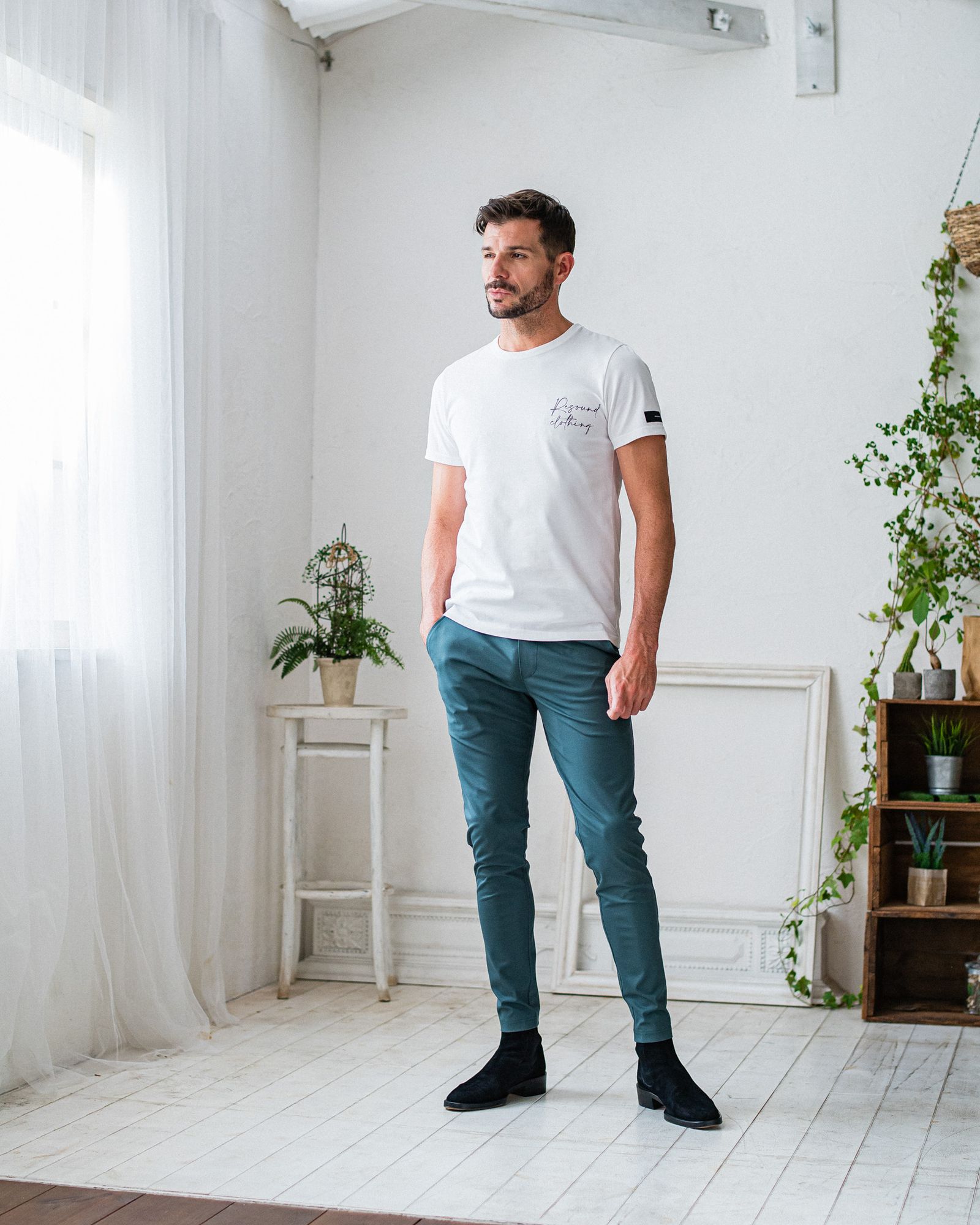 CHRIS EASY PANTS / RC32-ST-016 / イージーパンツ / カーキ