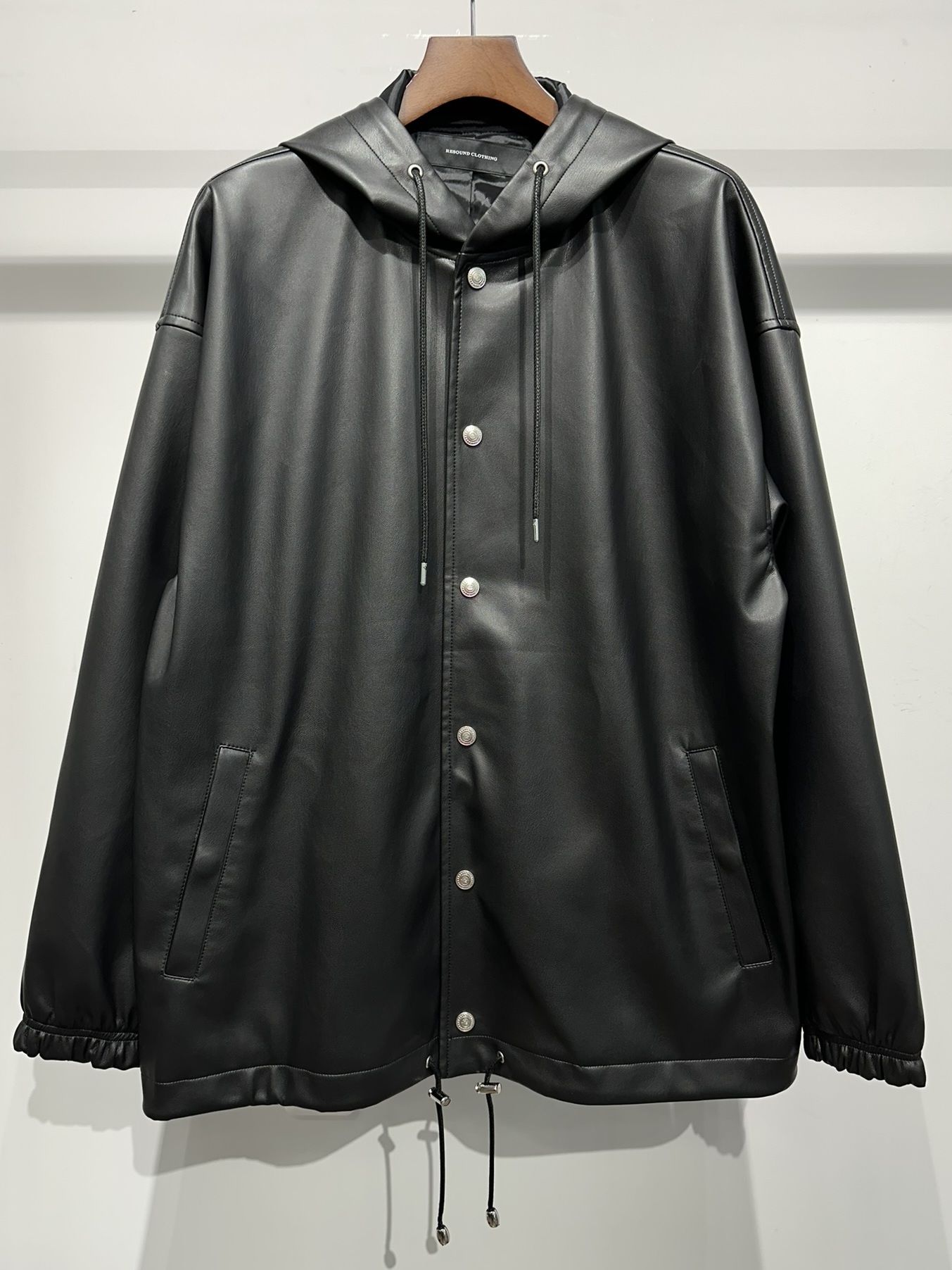 RESOUND CLOTHING - COACH HOODIE / RC33-JK-009 / レザーコーチ RESOUND CLOTHING - COACH HOODIE / RC33-JK-009 / レザーコーチ