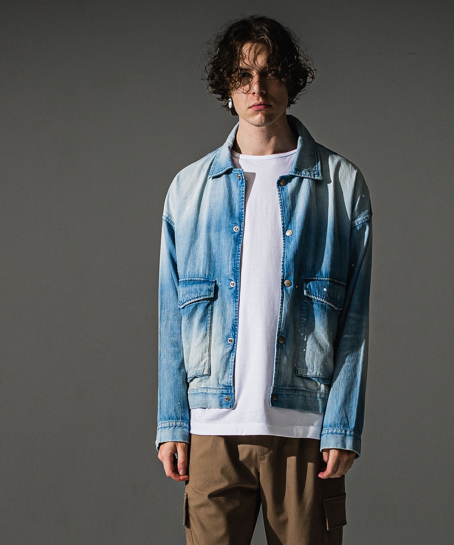 LDENIM AG FLIGHT JACKET / RC41-JK-001 / デニムフライトジャケット / ライトインディゴ (8月中旬入荷予定)