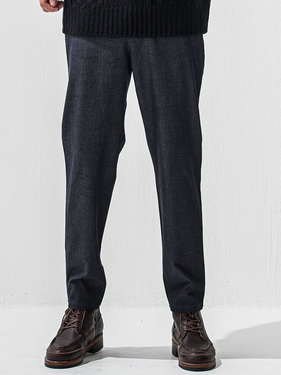 PAT WIDE EASY PANTS / RC42-ST-036BN / ワイドテーパードパンツ / デニム (12月上旬入荷予定)
